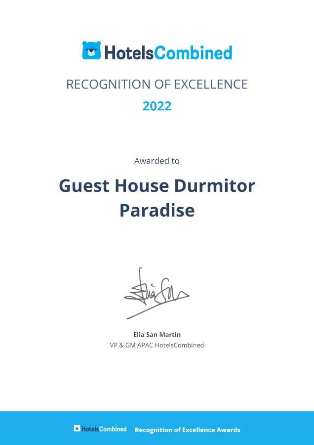جابلياك Guest House Durmitor Paradise المظهر الخارجي الصورة